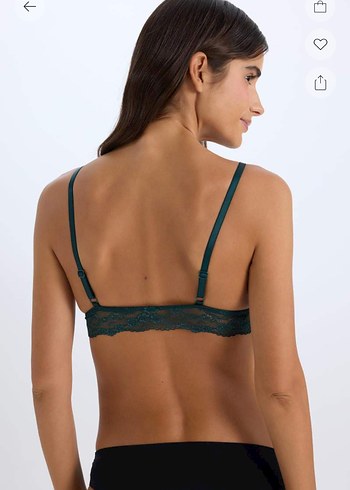m Beden Yeşil Bohem Dantel Bralet