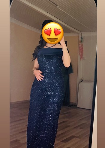 40 Beden Lacivert Yılan Desenli Drapeli Midi Elbise