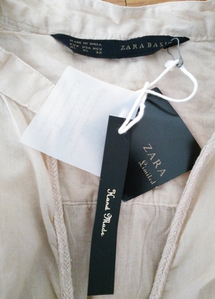 xl Beden Zara El Yapımı Limited Edition Koleksiyon Bluz