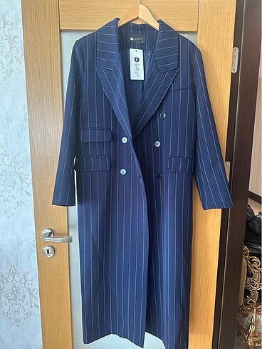 Diğer Lacivert uzun blazer