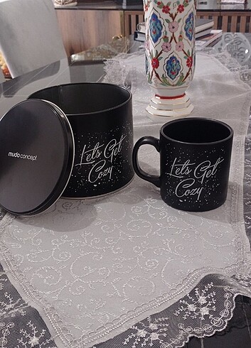 Beden Mudo kupa ve kutu set