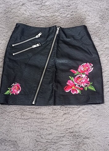 H&M deri etek 