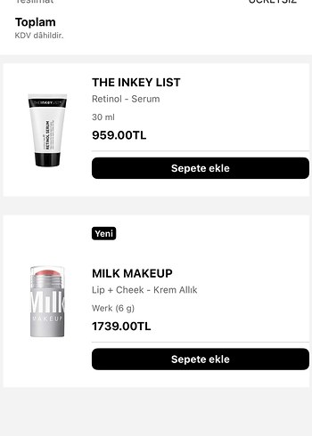 Milk Makeup Milk Krem Allık