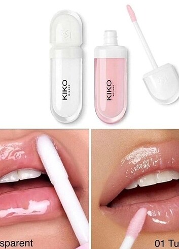 Kiko Kiko ruj gloss parlatıcı lipgloss lipstick mat likit