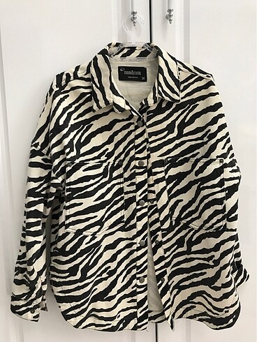 Zebra coton ceket