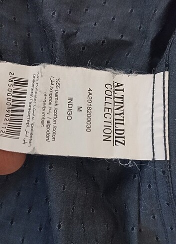 m Beden Altınyıldız gömlek