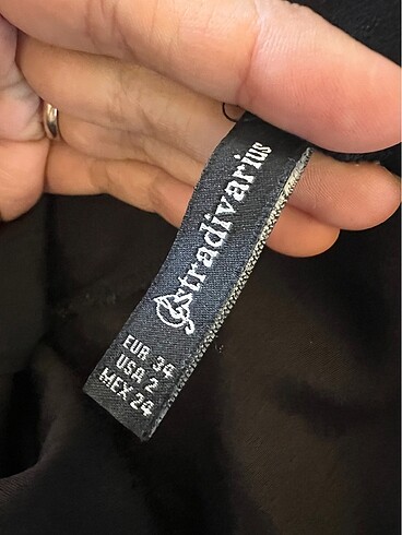 xs Beden siyah Renk Stradivarius 34 beden şort