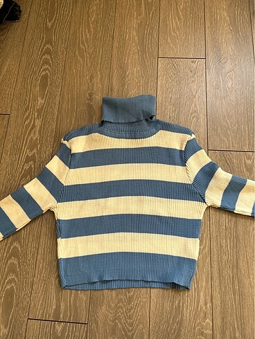 m Beden Çizgili crop