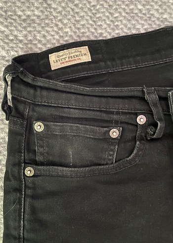 Erkek Siyah Regular Fit Denim Pantolon - Görsel 2