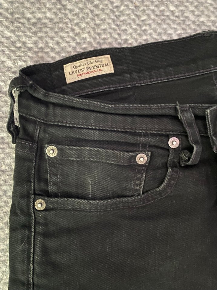 Erkek Siyah Regular Fit Denim Pantolon - Görsel 2