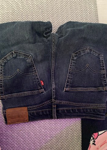 Erkek Mavi Slim Fit Denim Pantolon - Görsel 2