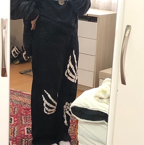 Diğer İskeletli pantolon gotik