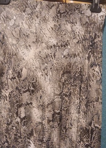 Bohem Yılan Desenli Uzun Etek - Görsel 2