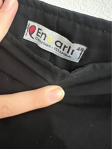 46 Beden siyah Renk Siyah etek