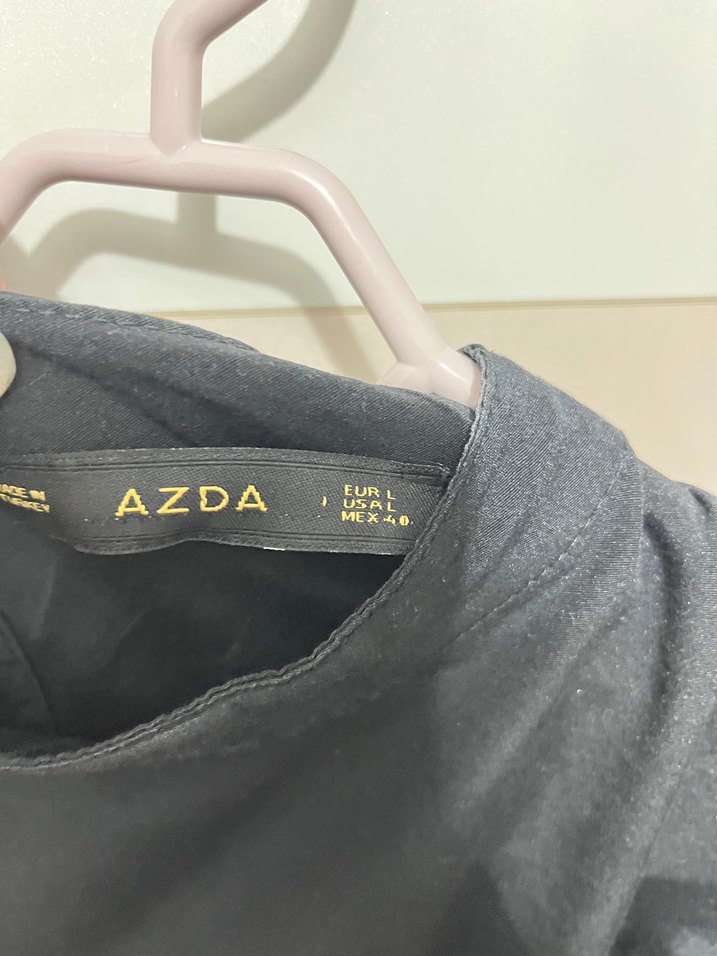 Siyah Kadın Uzun Kollu Fırfırlı Bluz - Görsel 3