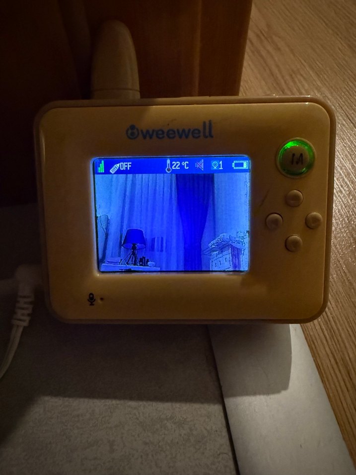 WEEWELL BEBEK KAMERASI VE TELSİZİ WMA820 - Görsel 3