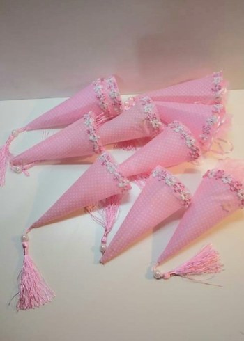 Pembe 10 adet Püsküllü Mevlut külahlari Özel ilan
