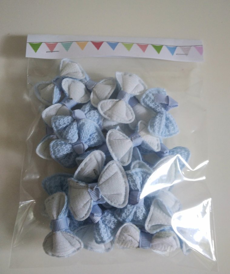 Mavi Örgü Dokulu Fiyonklar - Görsel 2