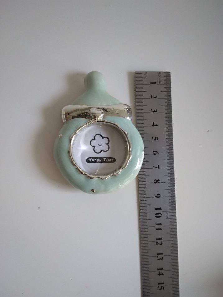 Mint Rengi Bebek Biberonu Şeklinde Çerçeve - Görsel 2