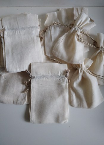 Jüt Ipli Doğal Keten Keseler - Görsel 2