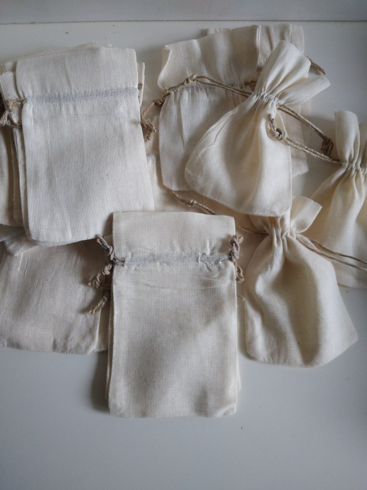 Jüt Ipli Doğal Keten Keseler - Görsel 2