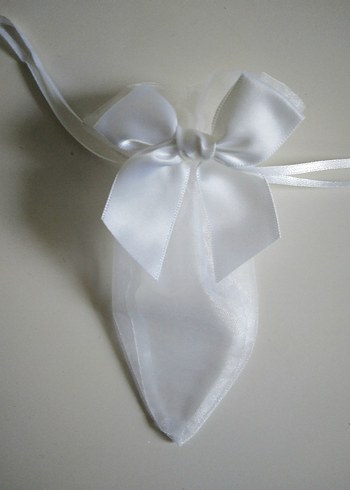 15 adet Beyaz Organze /Tül Kese - Görsel 2