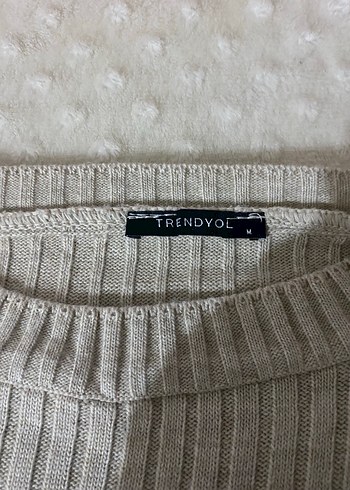 Bej rengi fitilli crop - Görsel 2