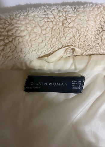 Dilvin Bej Peluş Kadın  Ceket - Görsel 3