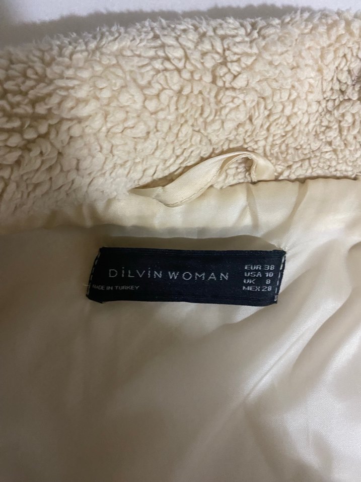 Dilvin Bej Peluş Kadın  Ceket - Görsel 3