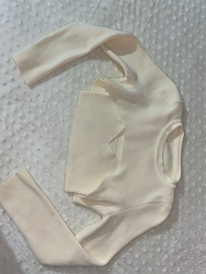 Krem rengi crop - Görsel 2