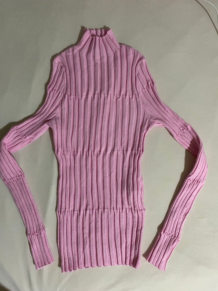 Dilvin pembe uzun kazak - Görsel 4