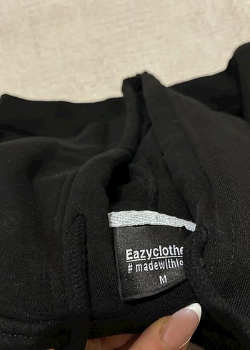 Siyah Kapüşonlu Kadın Eşofman Takımı - Görsel 4