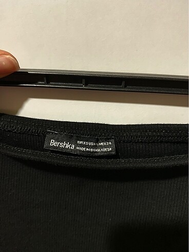 xs Beden siyah Renk Bershka siyah mini elbise