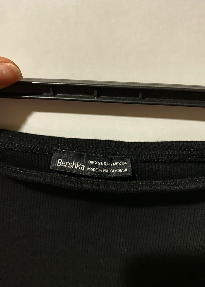 Bershka siyah mini elbise - Görsel 4