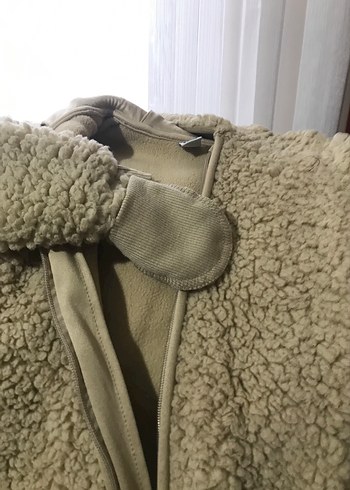 Kürk Detaylı Krem Bebek Tulumu - Görsel 3