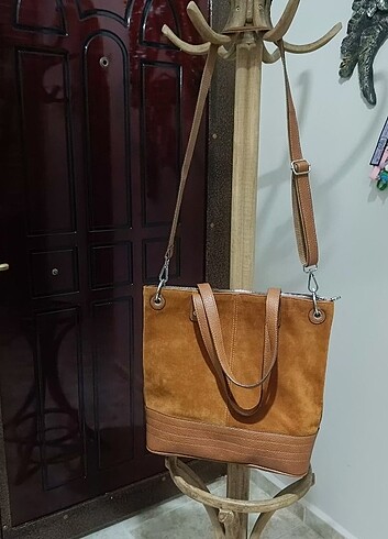  Beden camel Renk Jacqueline el ve omuz çantası