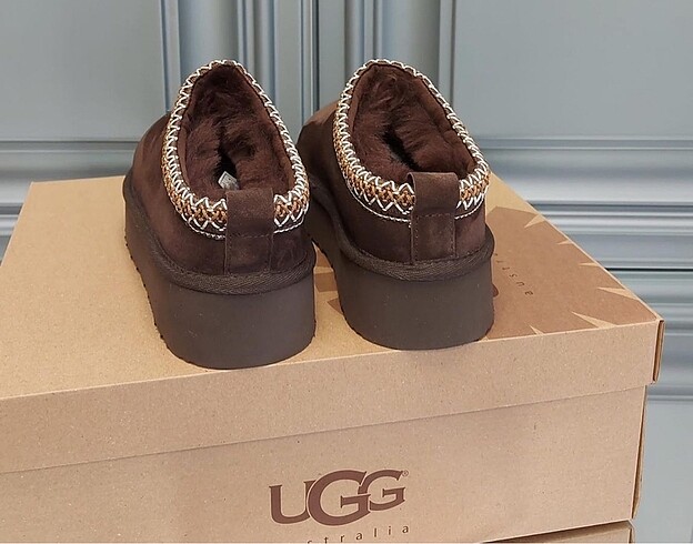 38 Beden kahverengi Renk Ugg tazz slipper