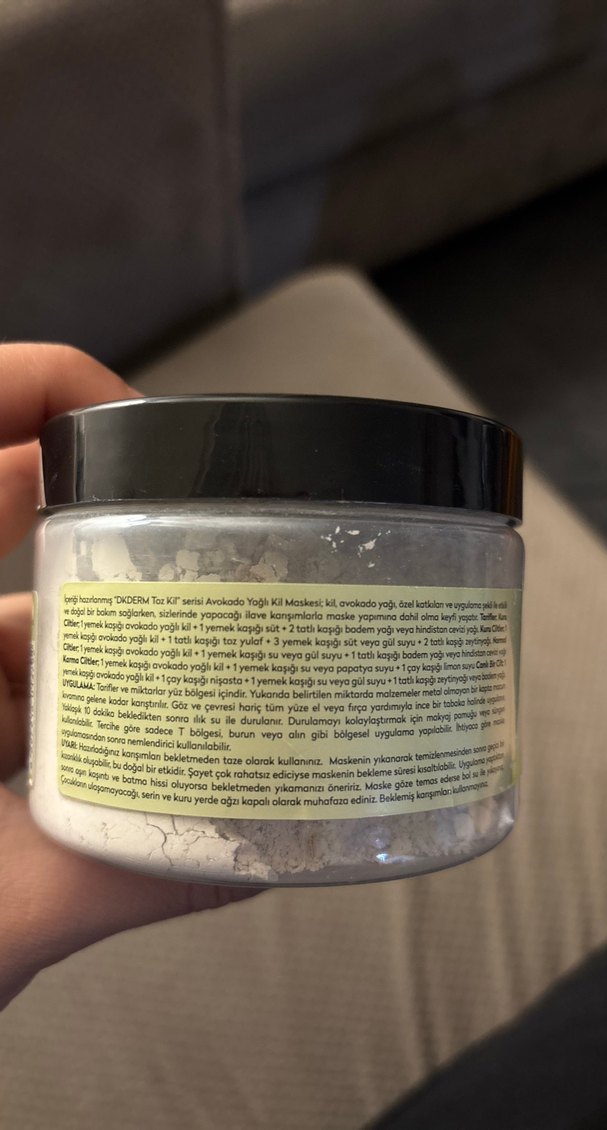 DKDERM Avokado Yağlı Doğal Toz Kil - Görsel 4
