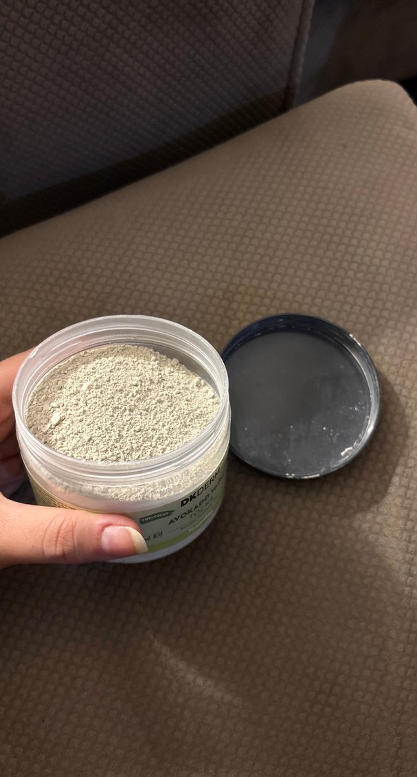 DKDERM Avokado Yağlı Doğal Toz Kil - Görsel 2