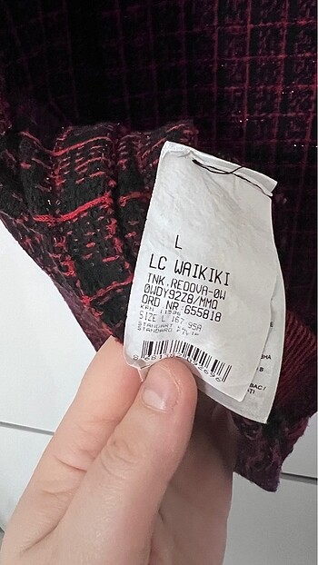 l Beden bordo Renk Kırmızı Tunik
