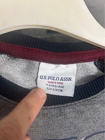 7 Yaş Beden gri Renk Polo swift