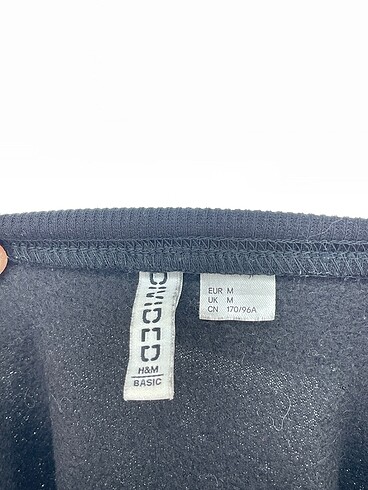 m Beden siyah Renk H&M Sweatshirt %70 İndirimli.
