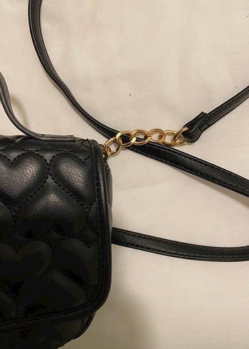 Juicy Couture Juicy Couture Siyah Nakışlı Deri Kadın Çanta
