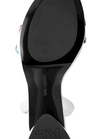 Karl LAGERFELD renkli Bağcıklı Platform Topuklu Kadın Sandalet - Görsel 8