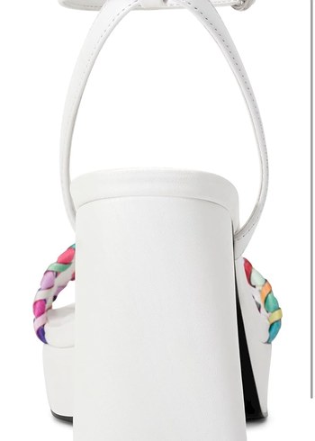 Karl LAGERFELD renkli Bağcıklı Platform Topuklu Kadın Sandalet - Görsel 7