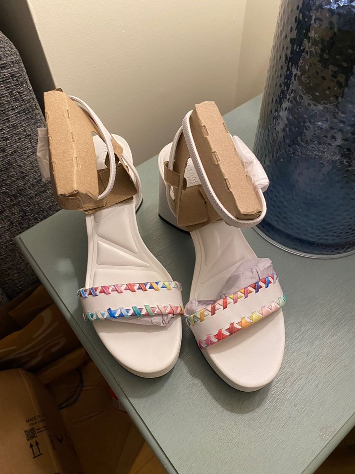 Karl LAGERFELD renkli Bağcıklı Platform Topuklu Kadın Sandalet - Görsel 3