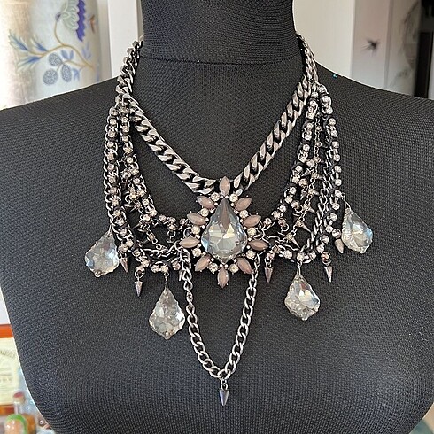 Şahane metal gotik kolye