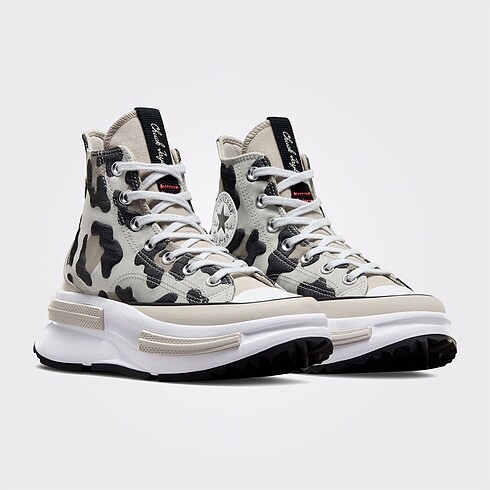 Converse Run Star Legacy Cx Platform Leopard Love Kadın Krem Sne