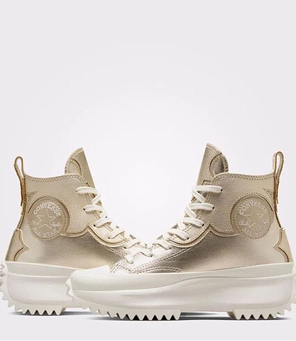 40 Beden altın Renk Converse Run Star
