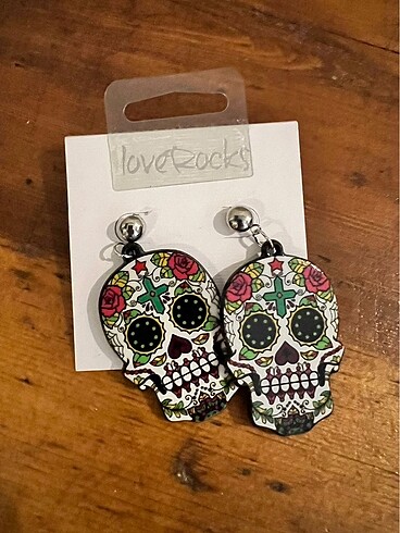 Plastik küpe cadılar bayramı hallowen ölüler günü